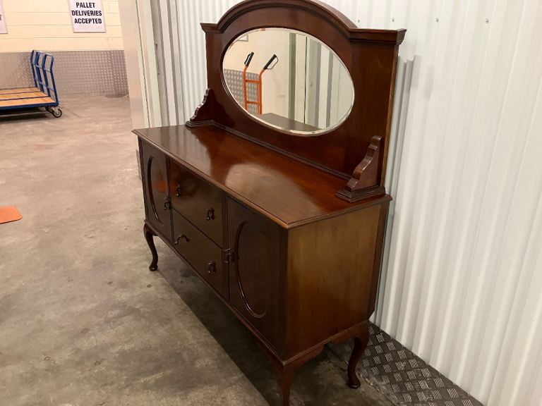 Vintage Mirror Back Sideboard 