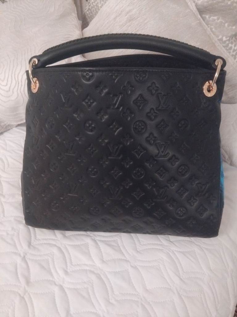 Leather designer handbag - new