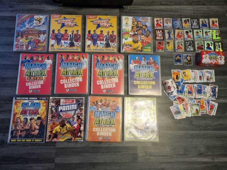 Football card & Sticker Album collection 