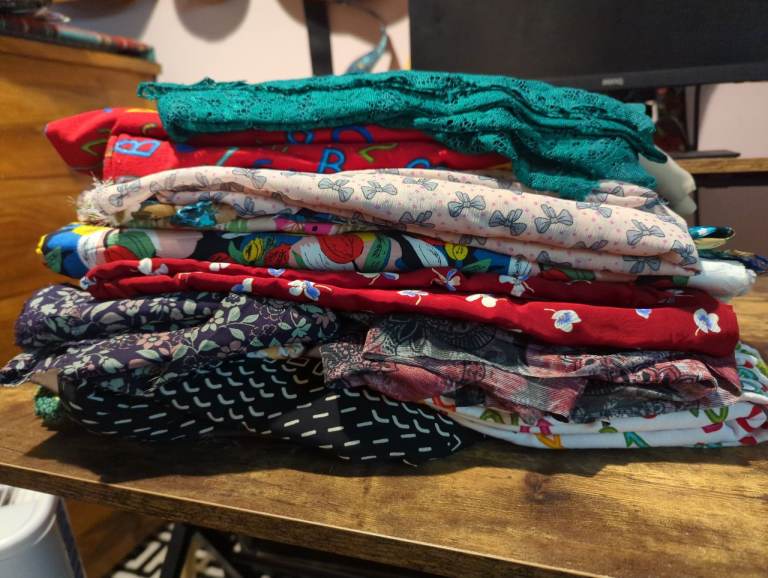 Job lot dressmakers fabric - over 8kg