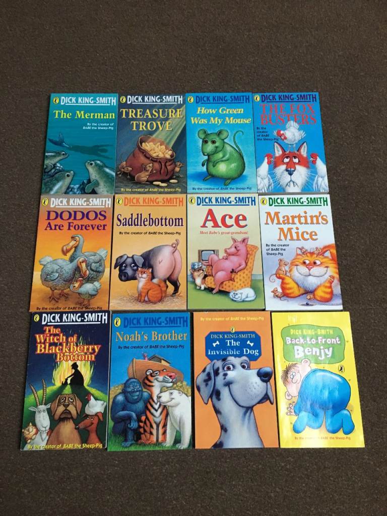 12 Dick King-Smith paperback books