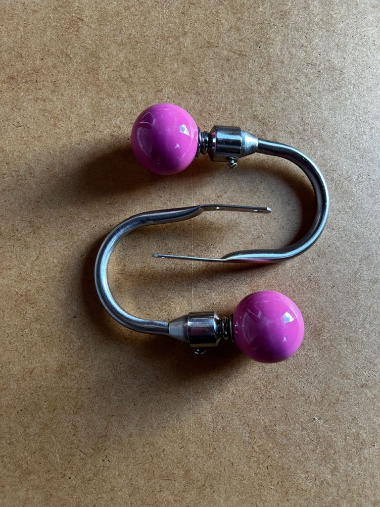 Pink Curtain tie backs