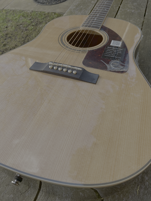 Epiphone AJ220 s/n Acoustic Guitar - never played, solid spruce top, repaired