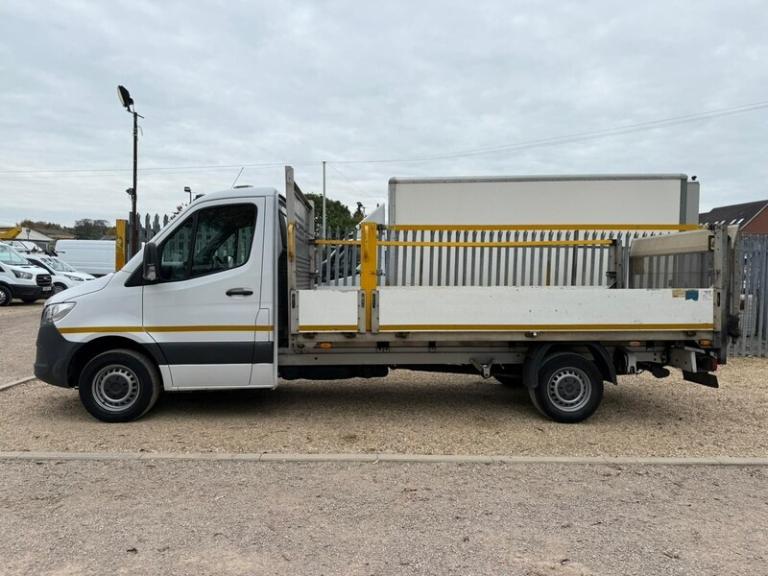 2022 Mercedes-Benz Sprinter 315 2.0 CDI Progressive L3 LWB 14ft DROPSIDE TAIL LIFT - WHITE Dropsi...
