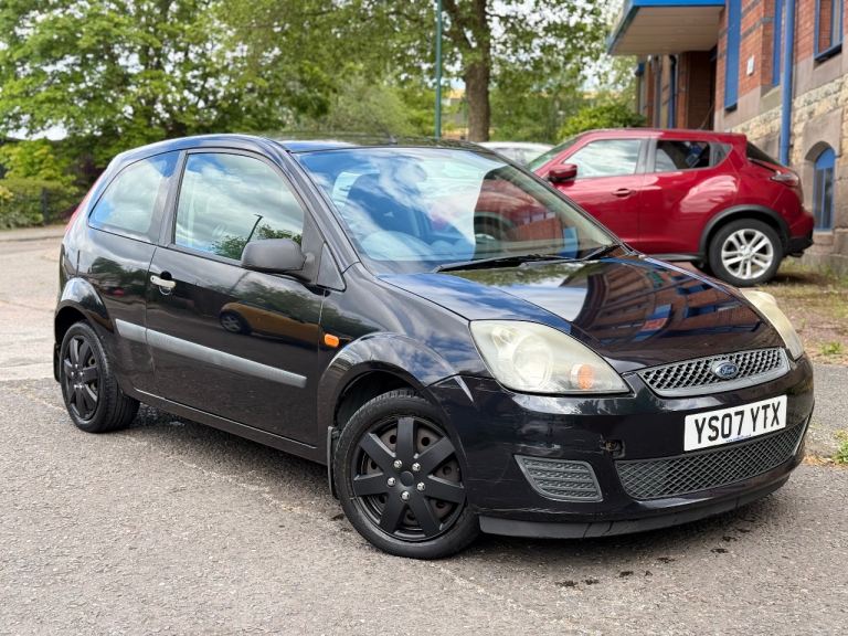 2007 Ford Fiesta 1.2 Style Climate 3dr Hatchback Black - MOT September 26.