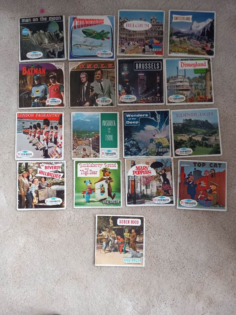 Vintage View-Master Reels - Mixed Collection, Good Condition