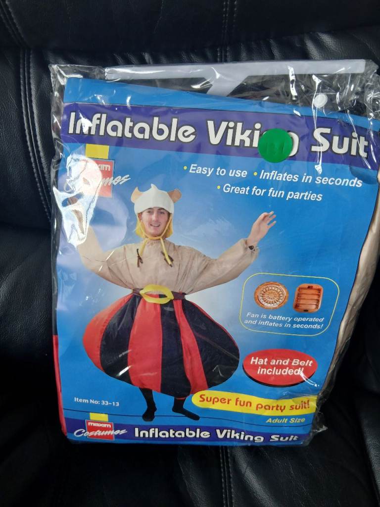 Inflatable Viking Costume – NEW Adult Size
