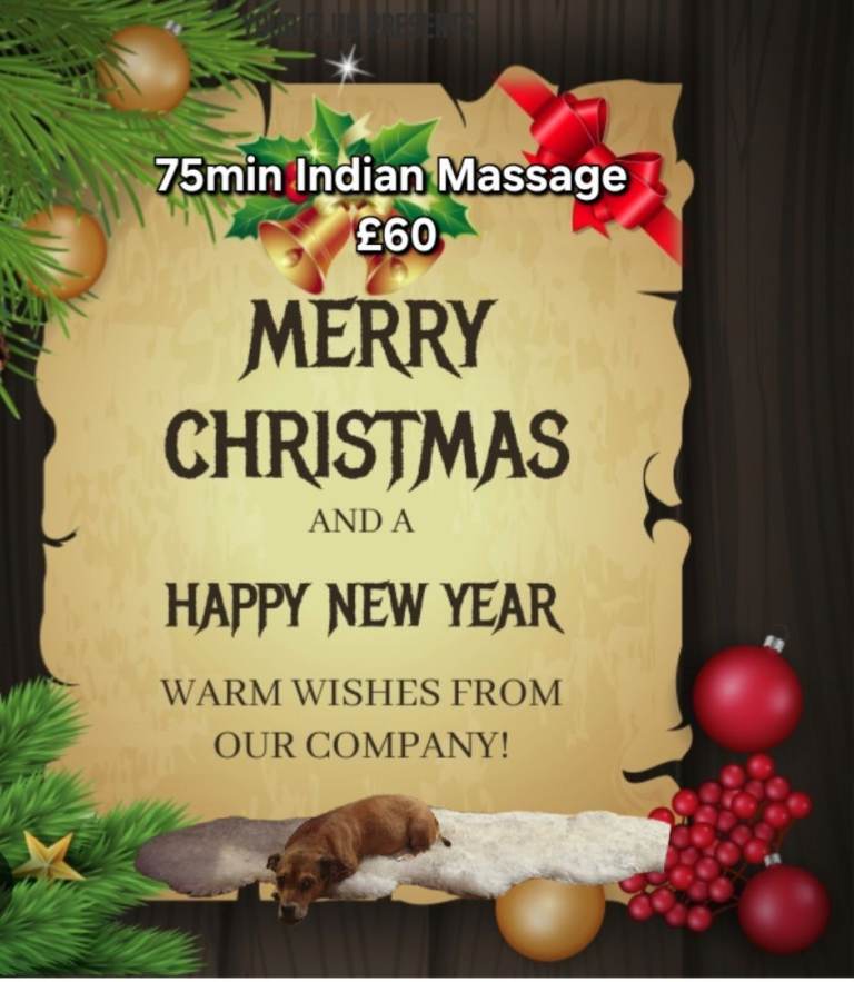 Full body Indian Massage Harrow X mass special