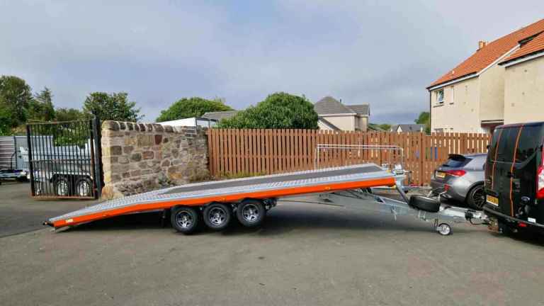BRAND NEW Niewiadow Jupiter Car Transporter Trailer 5,5m x 2,1m 3500kg 18ft x 7ft Tiltbed