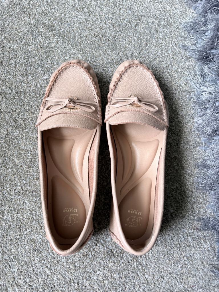 Brand New Dune Tan Loafers - size 41/7.5