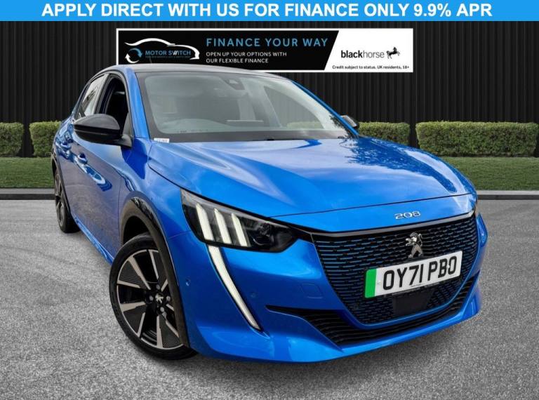 2021 71 PEUGEOT E-208 50KWH GT HATCHBACK 5DR ELECTRIC AUTO (136 PS)