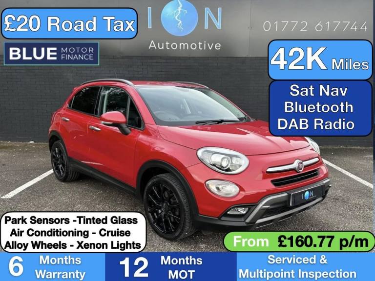 2016 Fiat 500X 1.6 MultiJetII Cross Plus *Widescreen Upgraded Nav, £20Tax, Keyless* HATCHBACK Die...