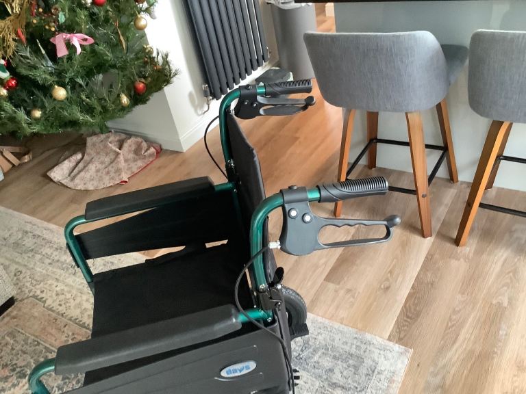 Wheelchair as new. Only used once.