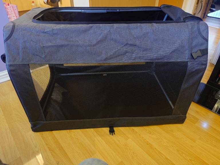 Pets at Home folding fabric dog crate large UNUSED 