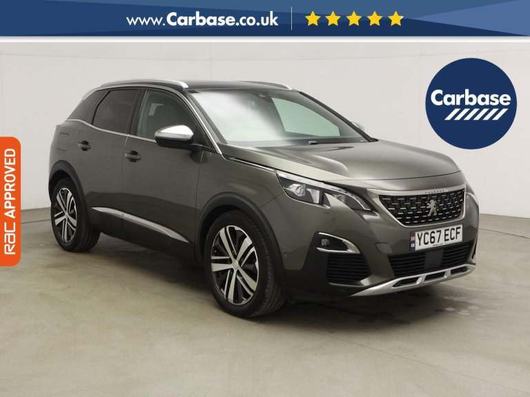 2017 Peugeot 3008 2.0 BlueHDi GT SUV 5dr Diesel EAT Auto 6Spd Euro 6 (s/s) (180 ps) SUV DIESEL Au...
