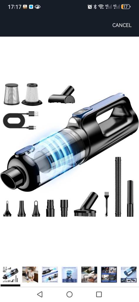 Cordless vacuum cleaner