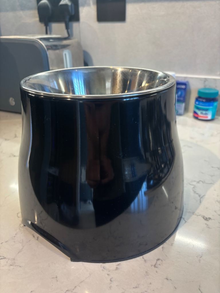 Raised dog bowl