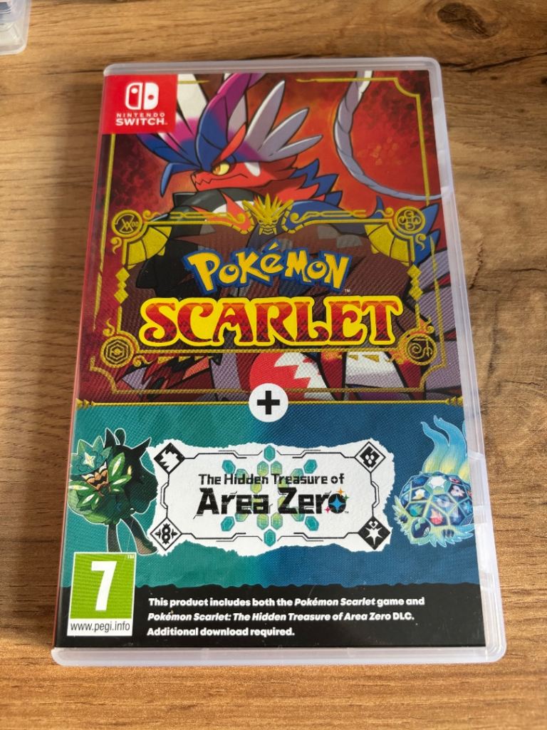 image for Nintendo Switch Pokemon Scarlet with hidden treasure of Area Zero