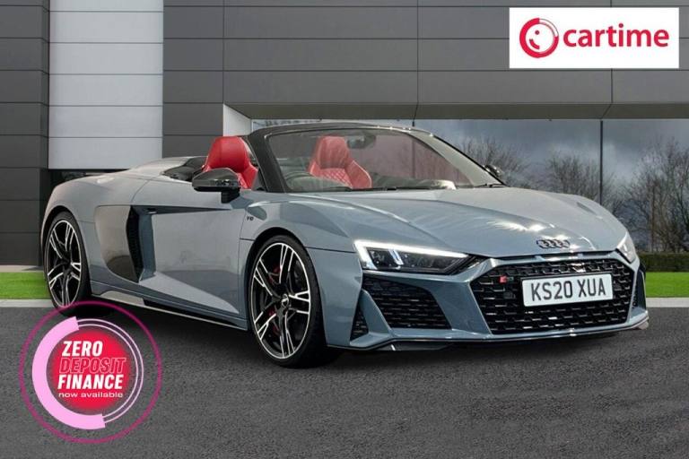 2020 Audi R8 5.2 FSI V10 Quattro Perform Carbon Bk 2dr S Tronic CONVERTIBLE PETROL Automatic