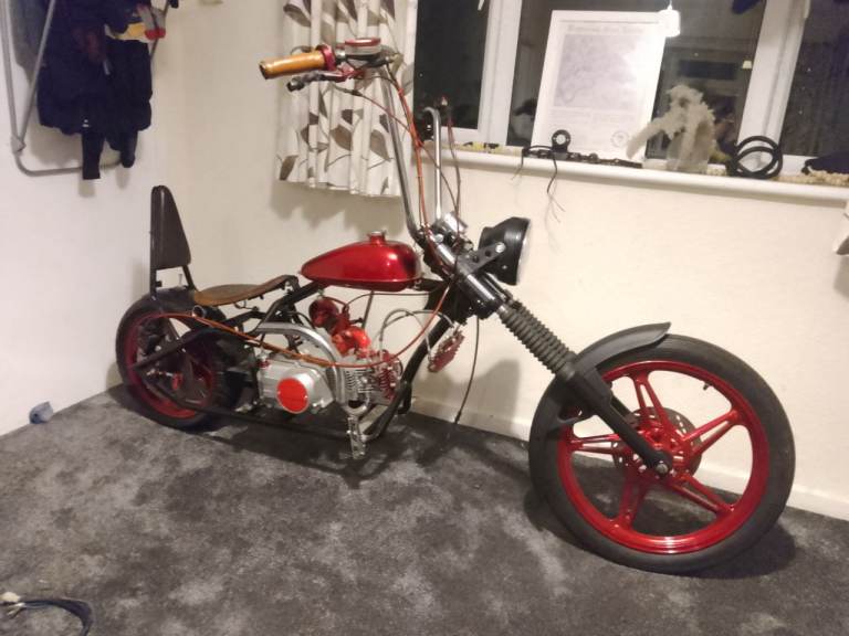 110cc monkey chopper project . read discription