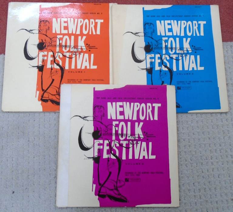 Vinyl albums: Newport Folk Festival. original 1960 issue in vg condition