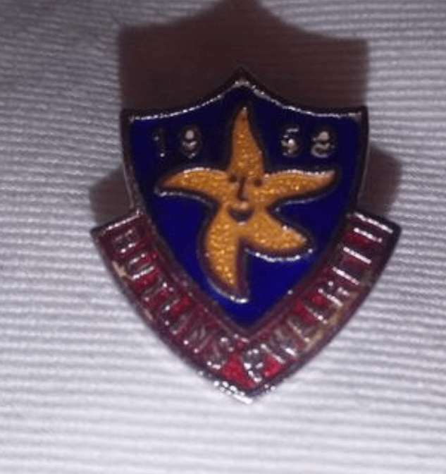 Butlins Pwellheli Wales1959 pin badge vintage.