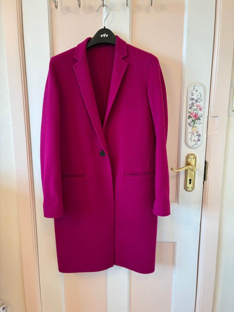 New - woman wool long coat, Uk size 8 - 10