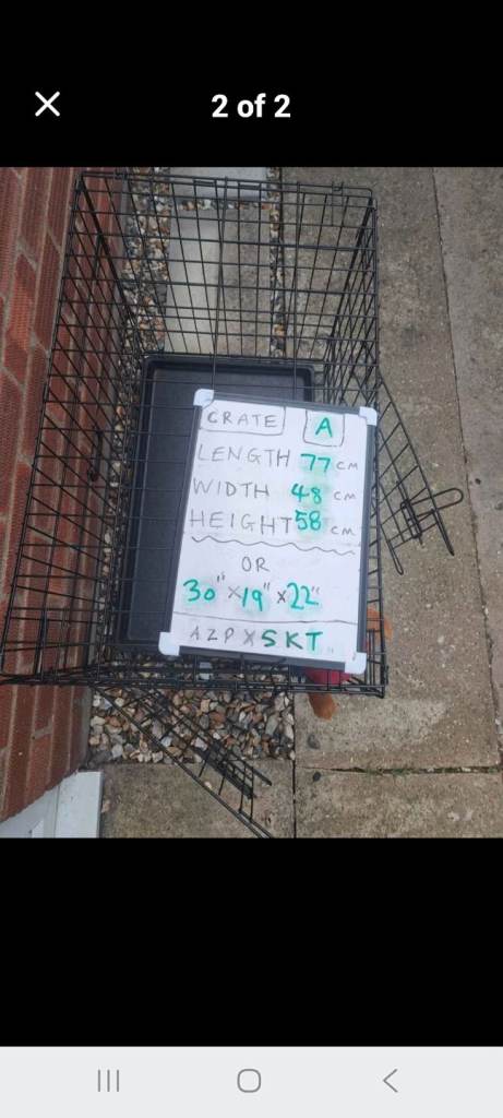 Puppy dog crate cage A