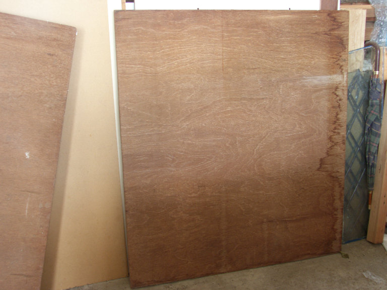 UNUSED 18mm HARDWOOD PLYWOOD 39ins X 59ins  been in my garage some time