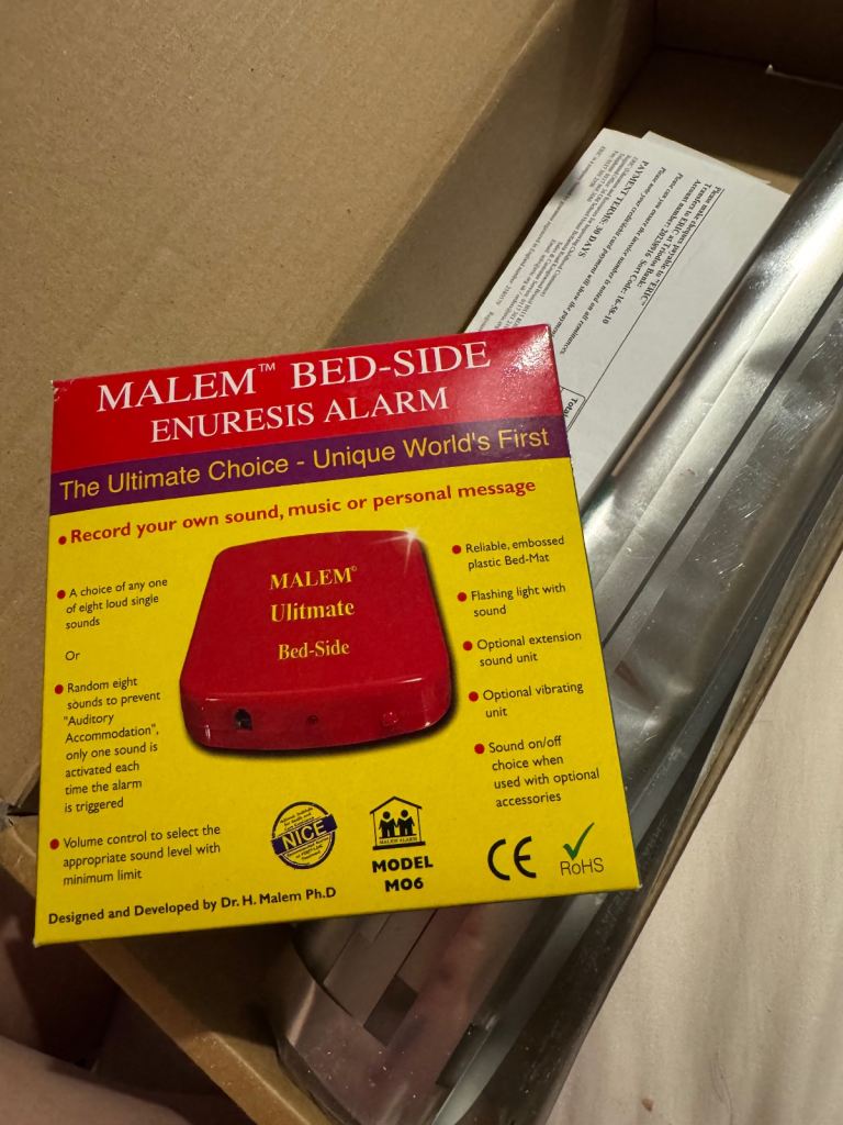 Bed Wetting Alarm - Brand new
