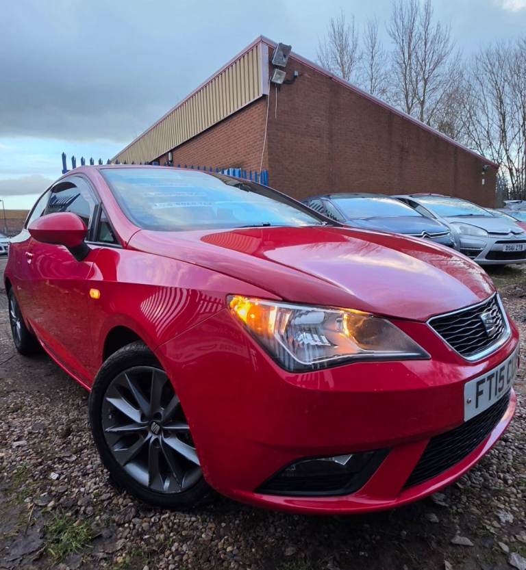 SEAT IBIZA I-TECH EDITION 1.2 PETROL  105 BHP  YEAR 2015 12 MONTHS MOT £35 ROAD TAX HPI CLEAR!!!