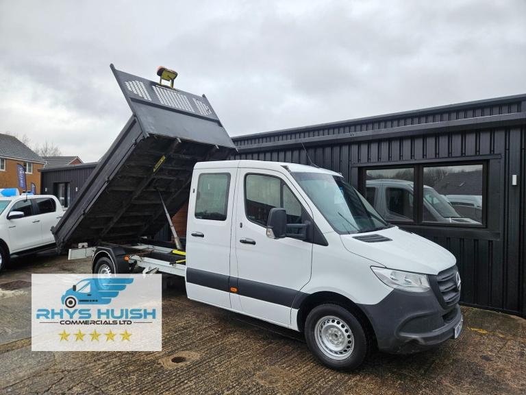 2021 Mercedes-Benz Sprinter 3.5t Progressive Crew Cab Tipper CHASSIS CAB DIESEL Manual