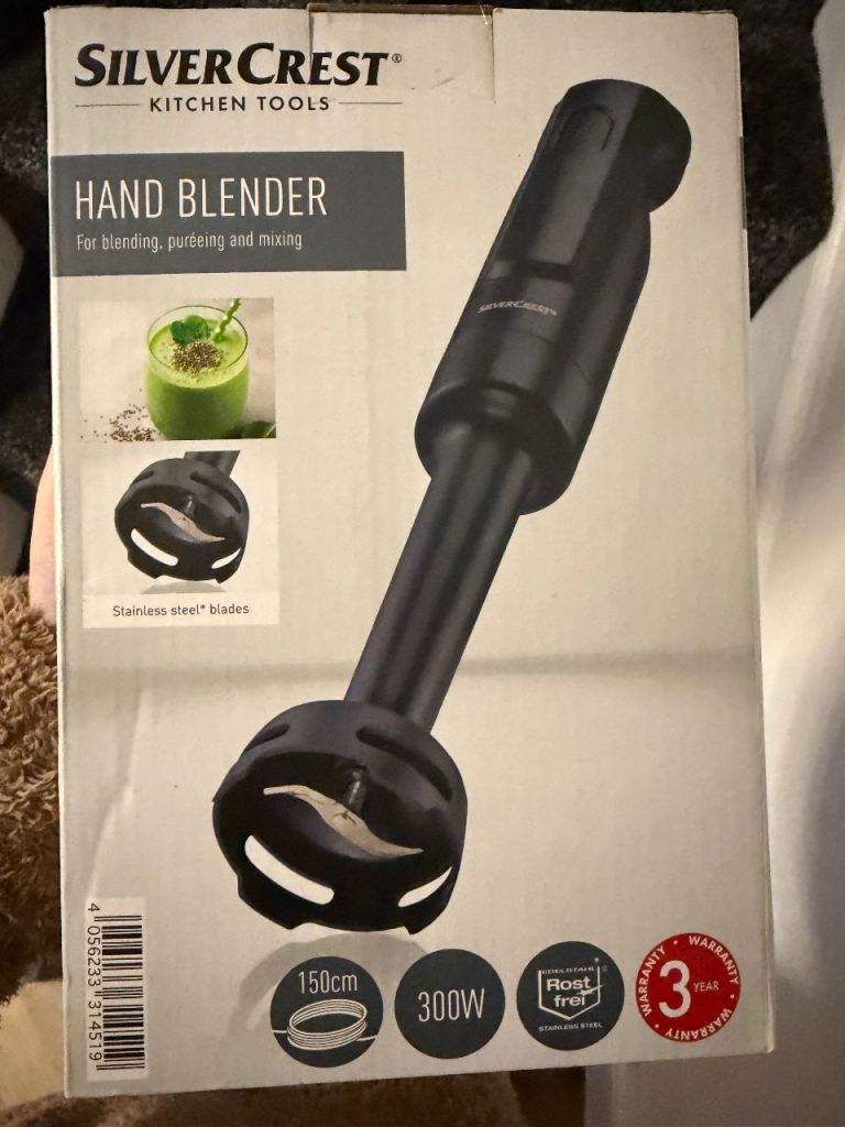Silvercrest Hand Blender 300W – Brand New in Box