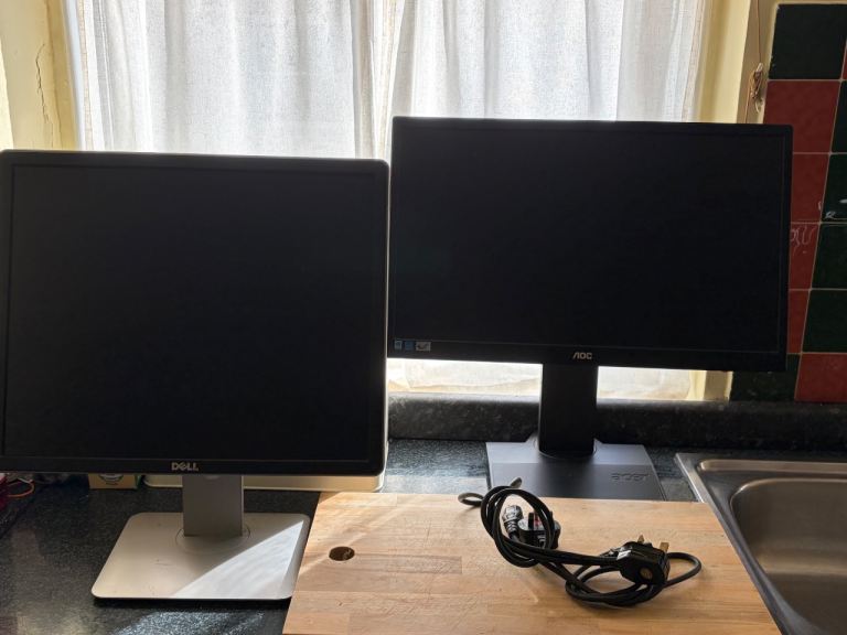 2 x computer monitors