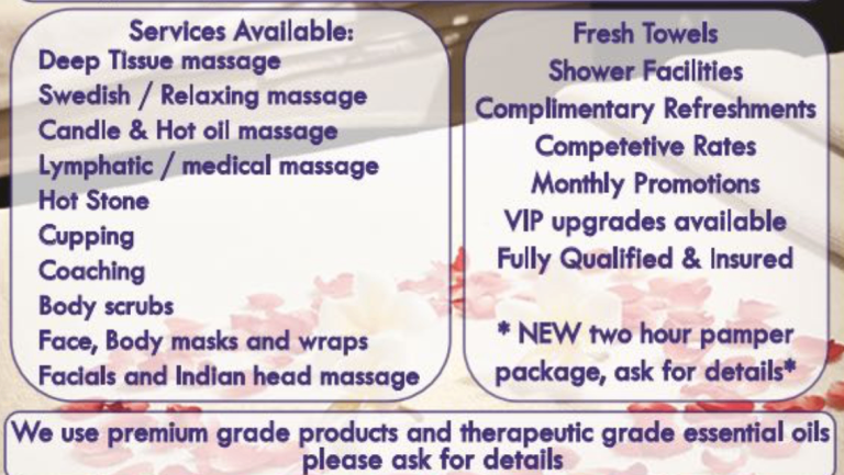Massage - wellness and aesthetics 
