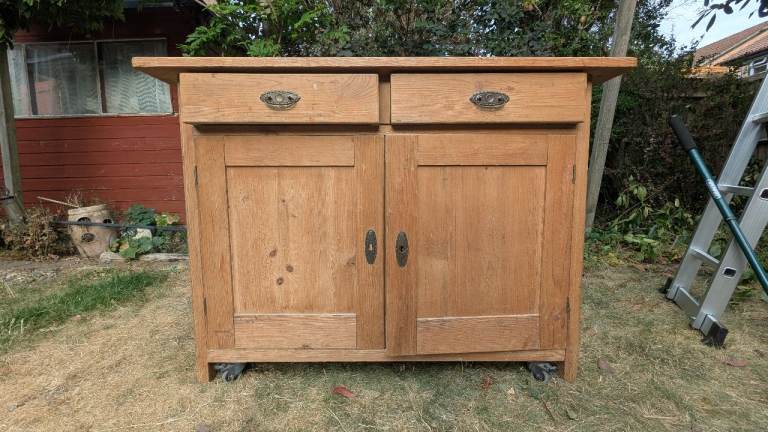 Solid Wood Sideboard / Cabinet with Drawers and Shelves