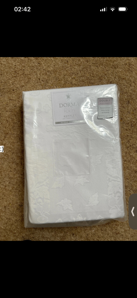DORMA Purity Kemply double size Duvet set
