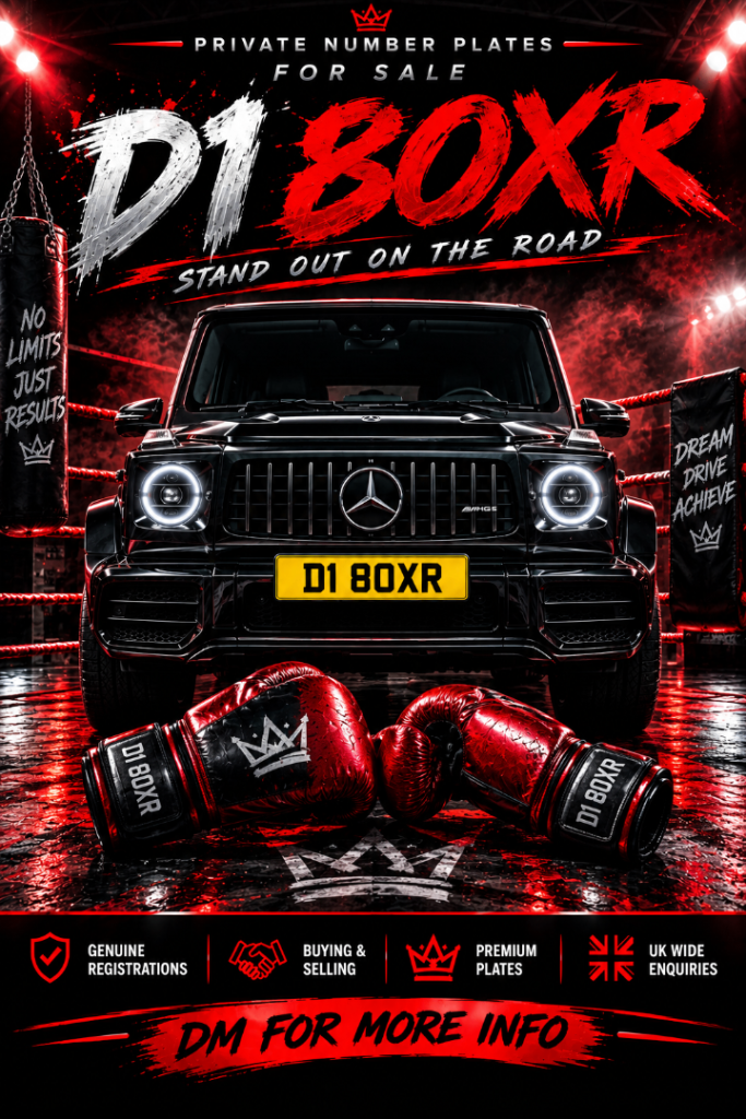 Asian number plate boxer 