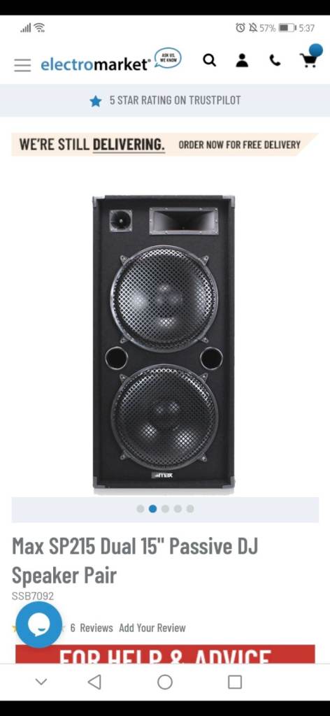 Large speakers 