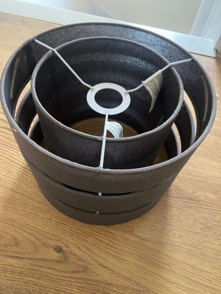 Grey Lampshade 