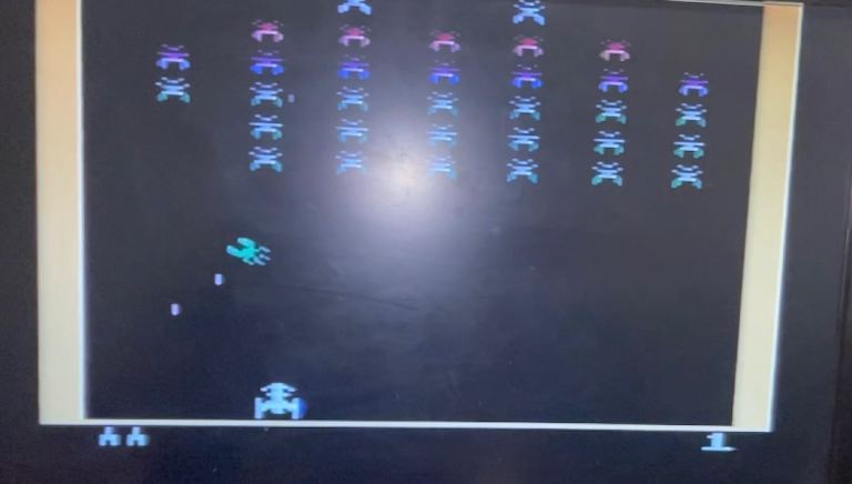 Atari 2600 with games and paddles