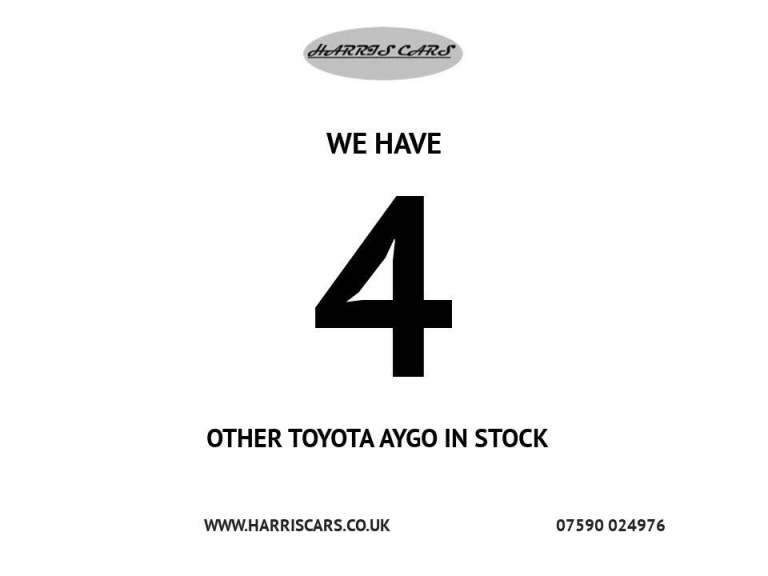 2012 Toyota AYGO 1.0 VVT-i Ice 5dr HATCHBACK PETROL Manual
