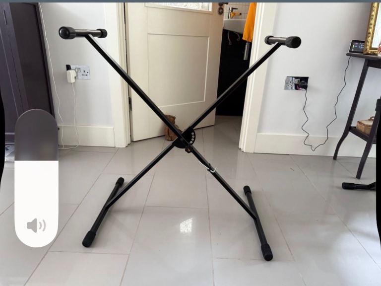 JSH Heavy Duty Keyboard Stand Black 