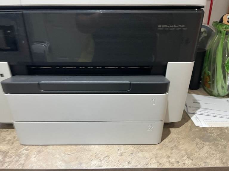 HP OfficeJet Pro 7740 Wireless All In One A3 Multifunction Printer with INKS