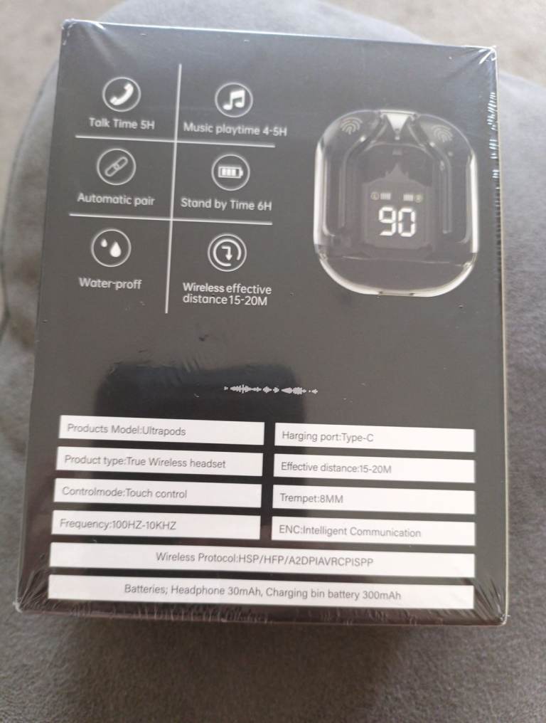 True wireless earbuds brand new unopened 