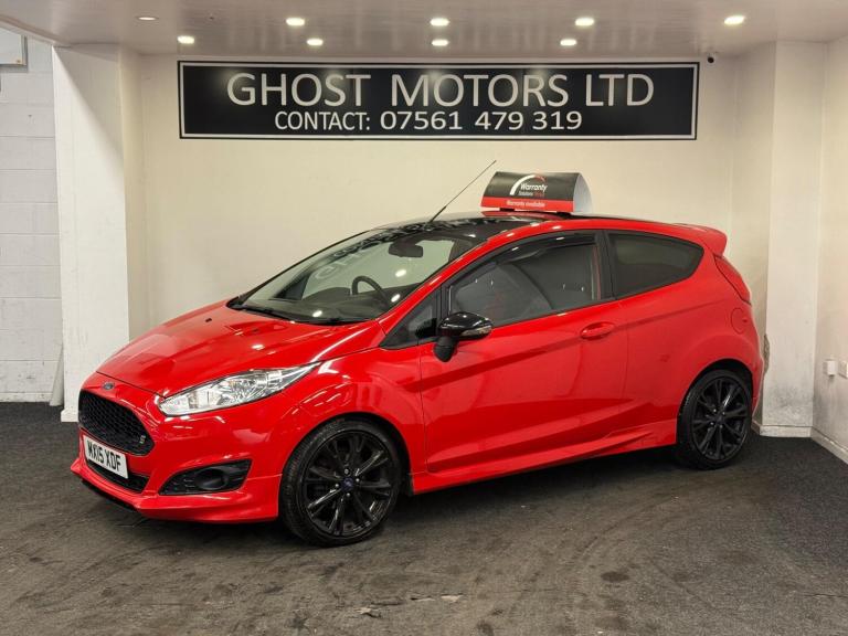 2015 Ford Fiesta 1.0 EcoBoost 140 Zetec S Red 3dr HATCHBACK PETROL Manual