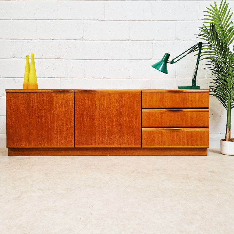 McIntosh Vintage Mid Century Danish Design Medium Teak Retro Sideboard Credenza PG363