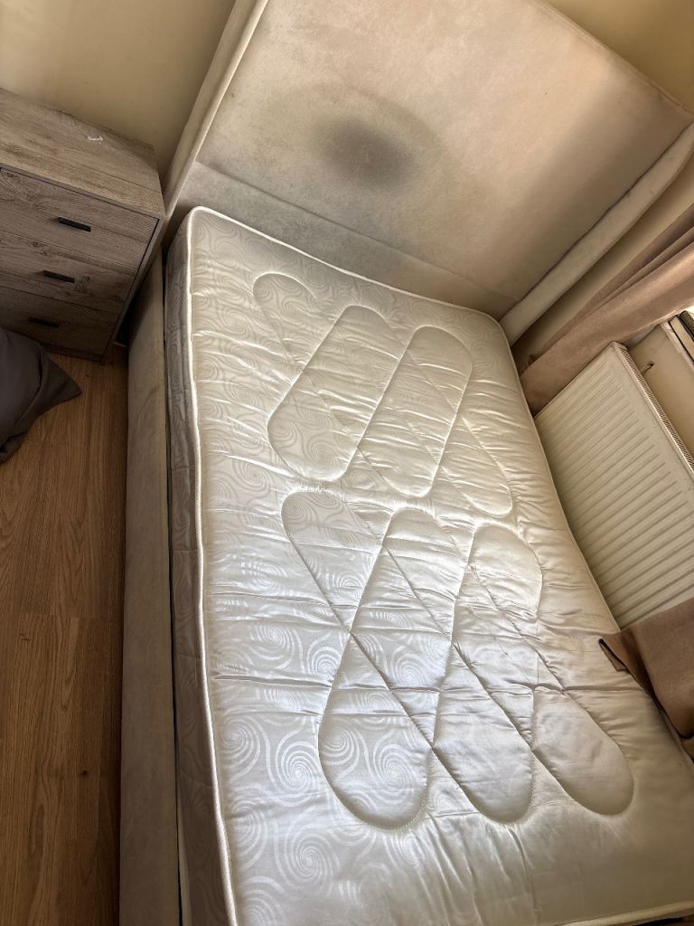 Large single bed and Mattress