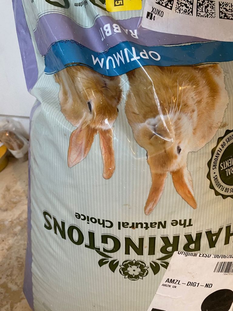 Rabbit food pellets 10kg 