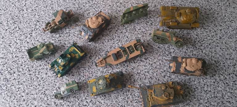 Model tanks jeeps collection 